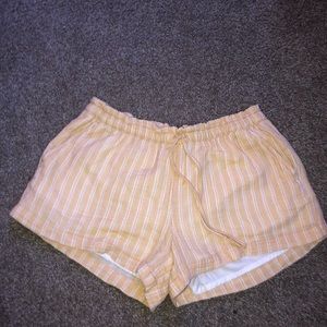 striped shorts